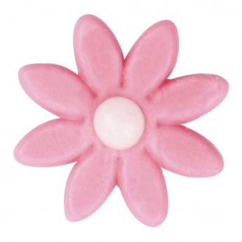 Pink Eight Petal Flower 28mm | Sugar N Spice Cakes