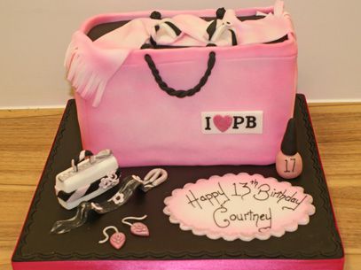 A cute little vanity bag... - Sweet Affection Cake Designs | Facebook