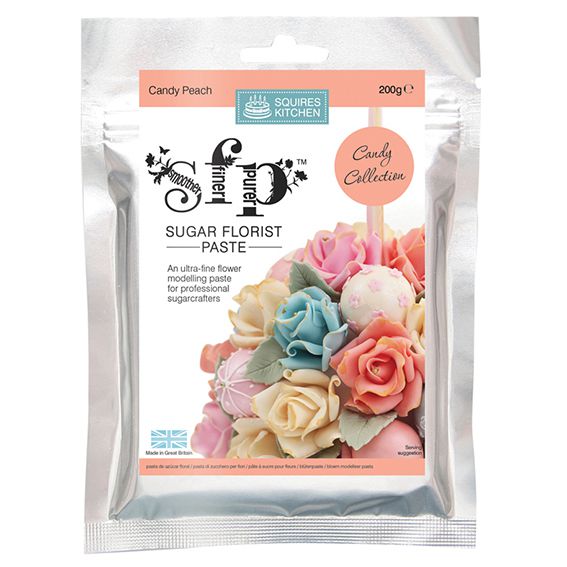 Squires Sugar Florist Paste SFP Candy Peach 200g Sugar N Spice   567x567 6231 